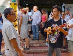 Estudiantes de Universidad para Mayores, de Uniquindío, se llevaron gratos momentos en Unibagué con la colección Alfonso Viña Calderón y el ensamble Iktus.